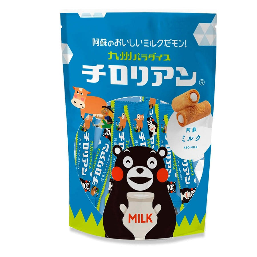 Fukuoka Specialty Aso Milk Cream-filled Egg Roll 1 each