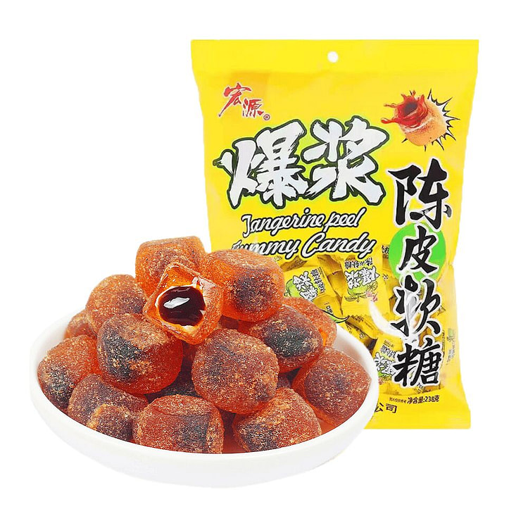 Juicy Filled Tangerine Peel Gummy Candy 238 g