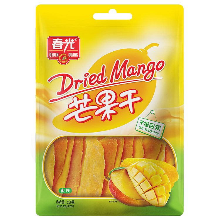 春光食品办公室零食芒果干258g/袋