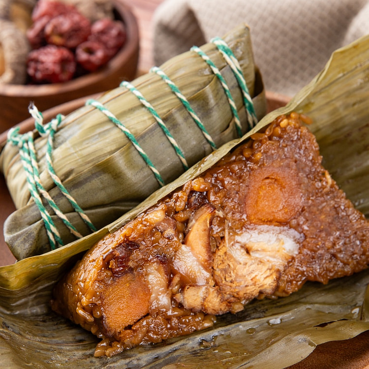 Twin Egg Yolk Pork Zongzi 2pcs  520g