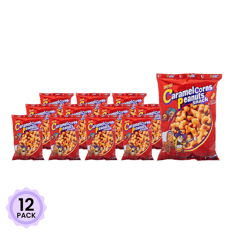 Crown Caramel Corn and Peanuts 150 g*12 pack