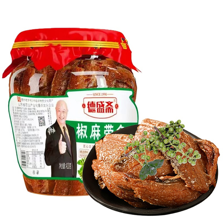 德盛斋香酥鱼罐头椒麻味410g*1罐