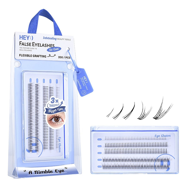 玛莉安 仙子A型+鱼尾+下睫毛组合假睫毛自然生动 1 包