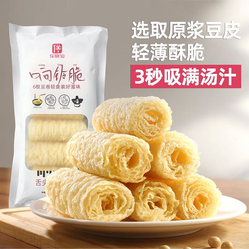 Rolls of dried bean milk creams bean roll 80 g