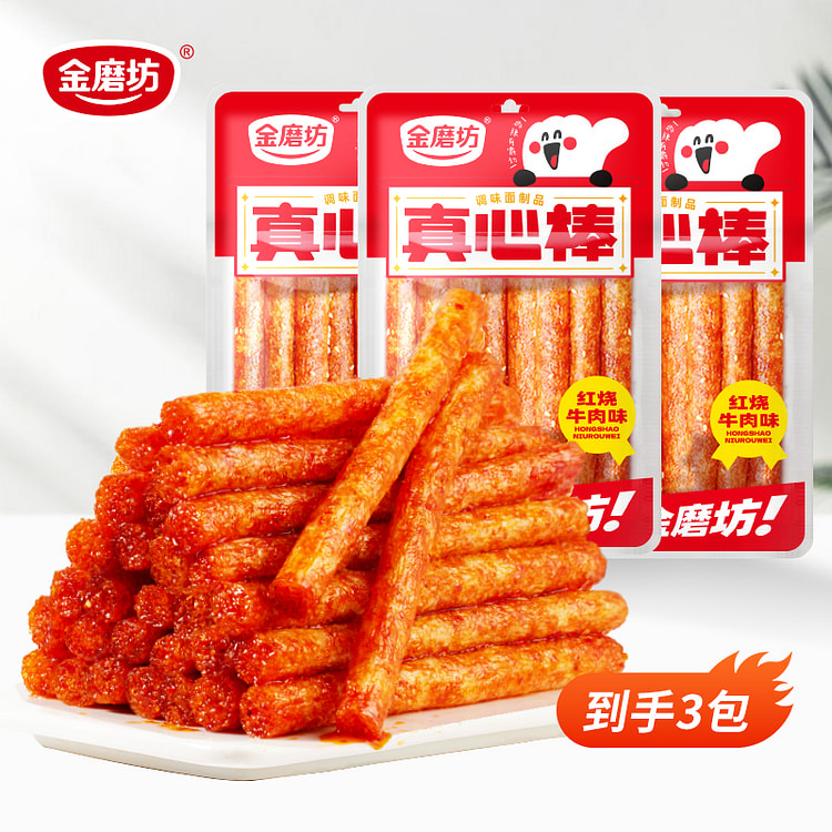 120g spicy sticks and strips *3 bags