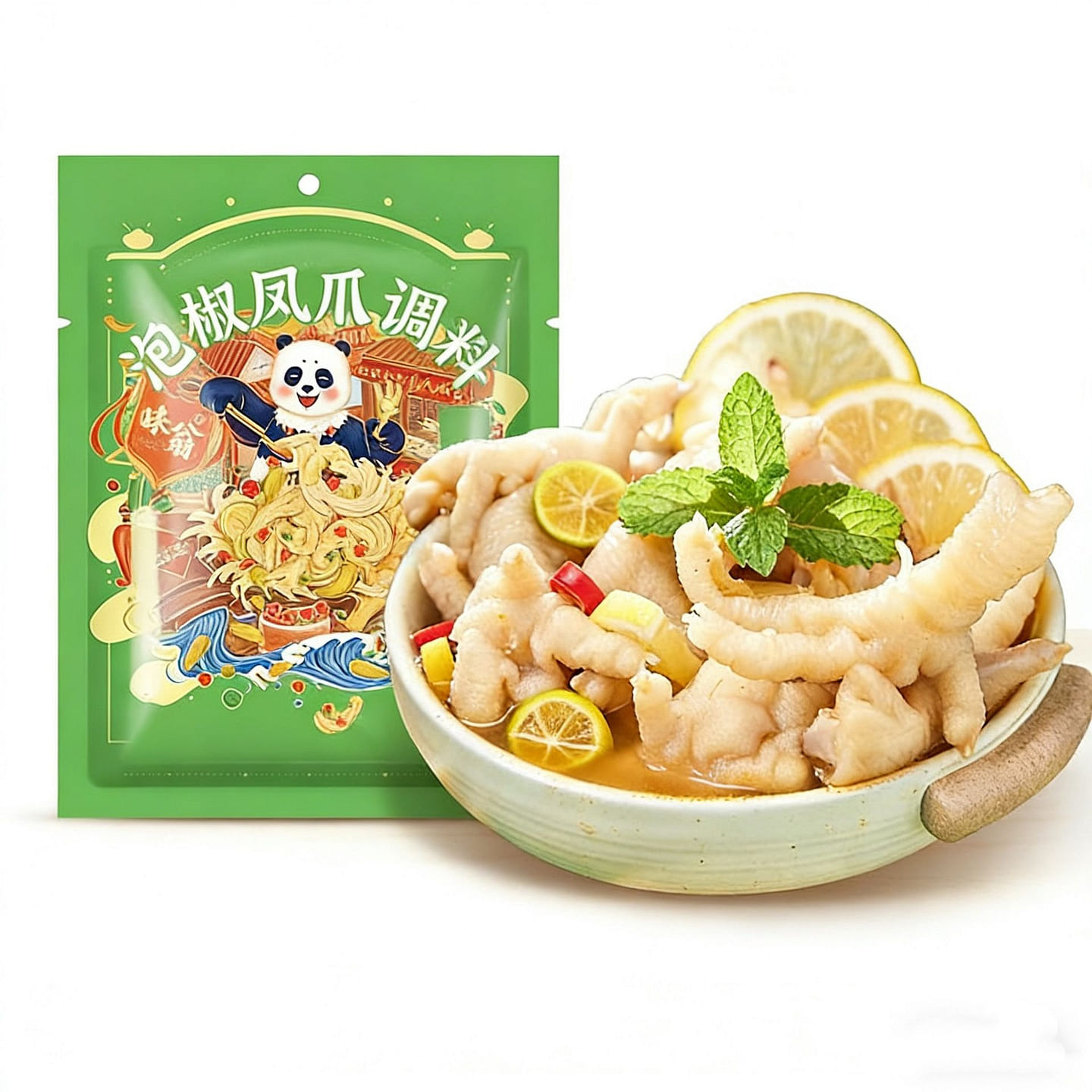 Wei Weng Pickled Pepper Chicken Feet Seasoning 238 238 g