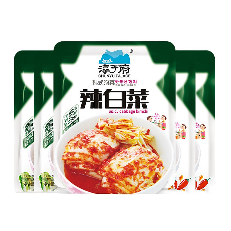 淳于府辣白菜酸辣偏辣40g*5袋