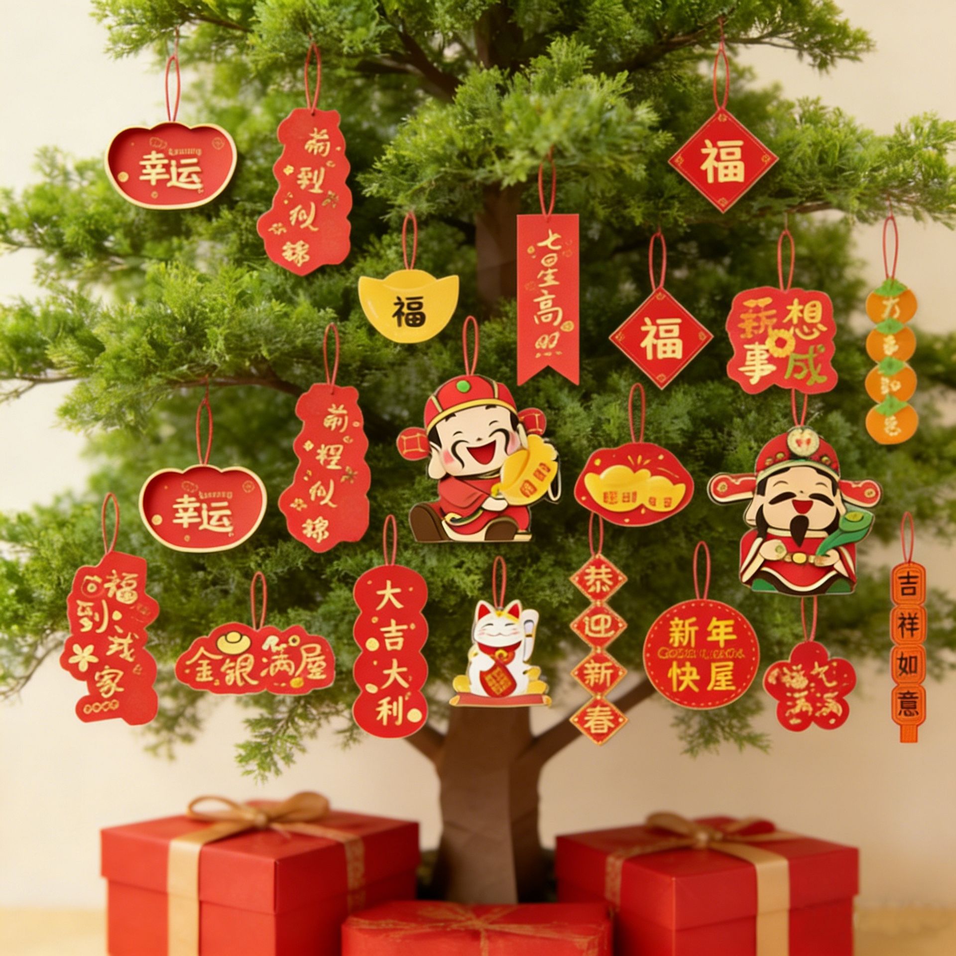 Get 2026 Lunar New Year Decoration Set 1 each Delivered | Weee