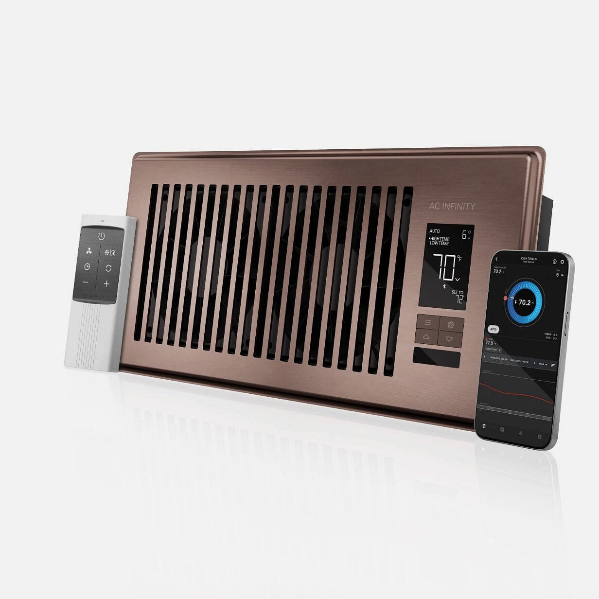 AIRTAP T4 Bronze, Booster Fan 4 x 10 Heating/Cool 1 box