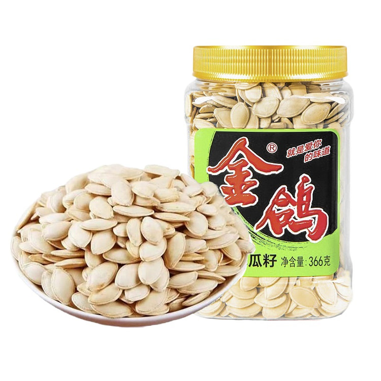 Jin Ge Five Spice Pumpkin Seeds 366g*1 Can 366 g