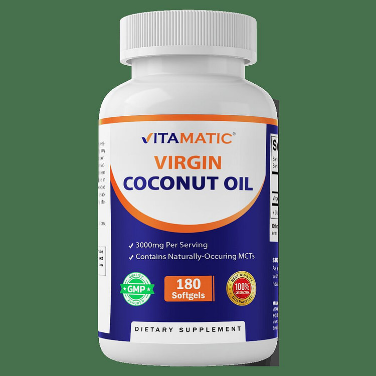 Virgin Coconut Oil 3000 mg | 180 Softgels