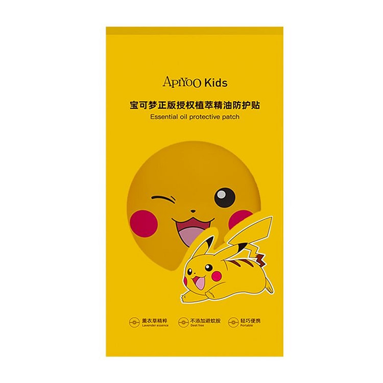 APIYOO 皮卡丘植萃精油防护贴 40片 1 盒