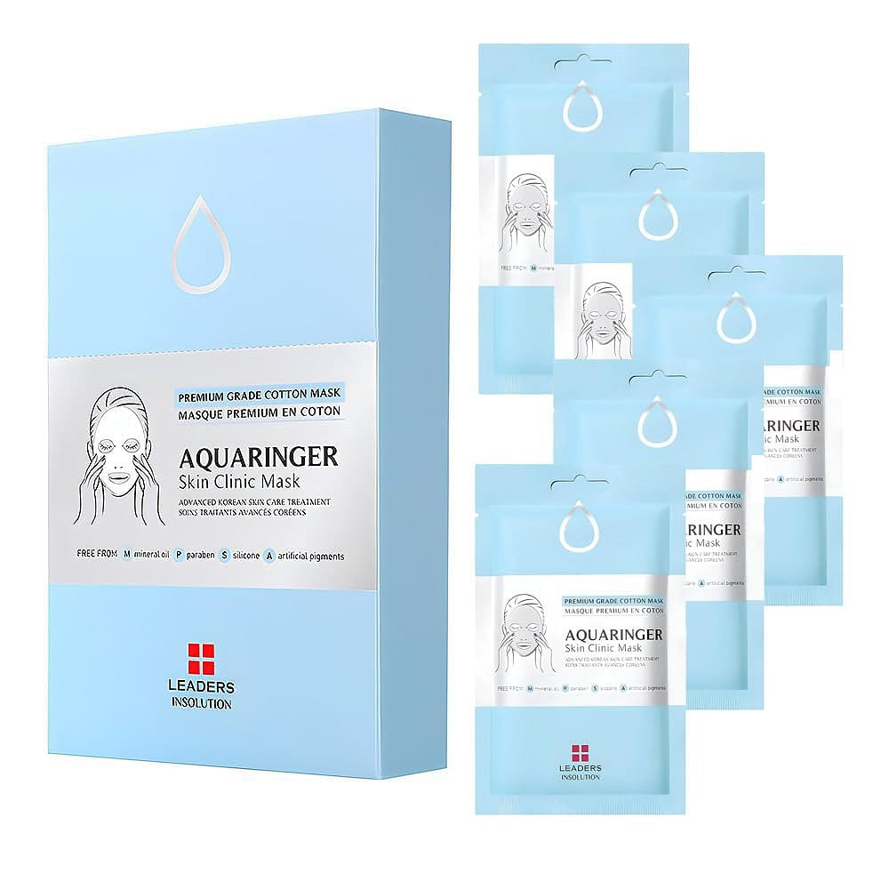 Leaders Aquaringer Skin Clinic Mask (5 Sheets) 5 pack