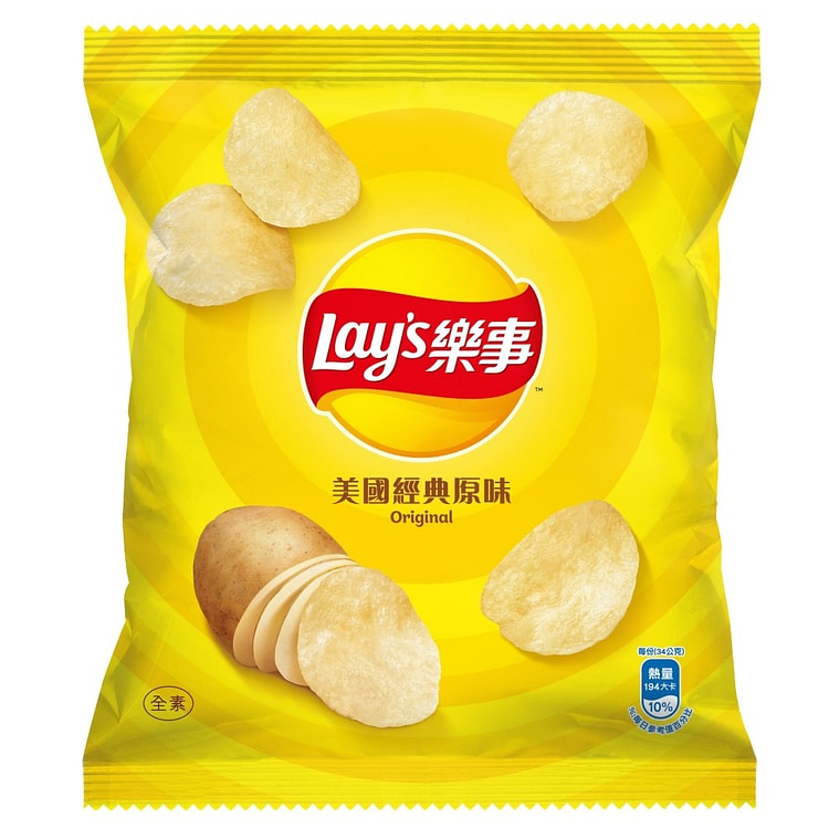LAYS Potato Chips-Original34g