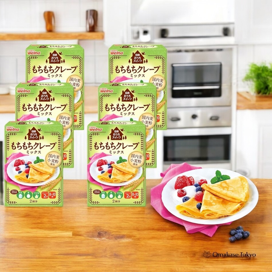 Nissin Welna Sticky Crepe Mix 6 Boxes 1200 g