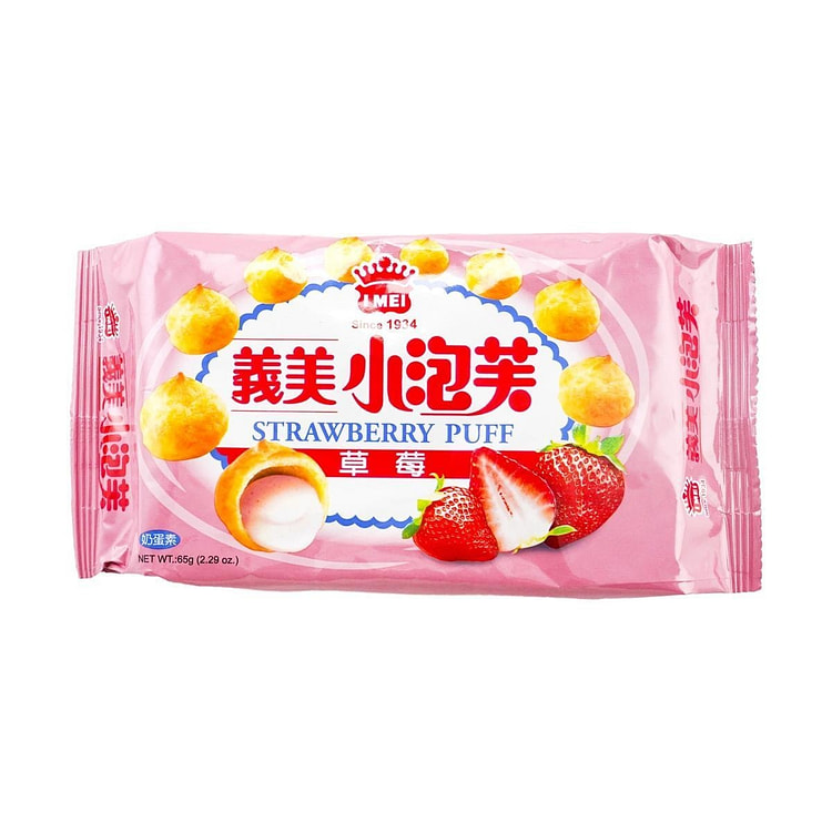 IMEI Strawberry Mini Puffs, 65g 4.39 pack