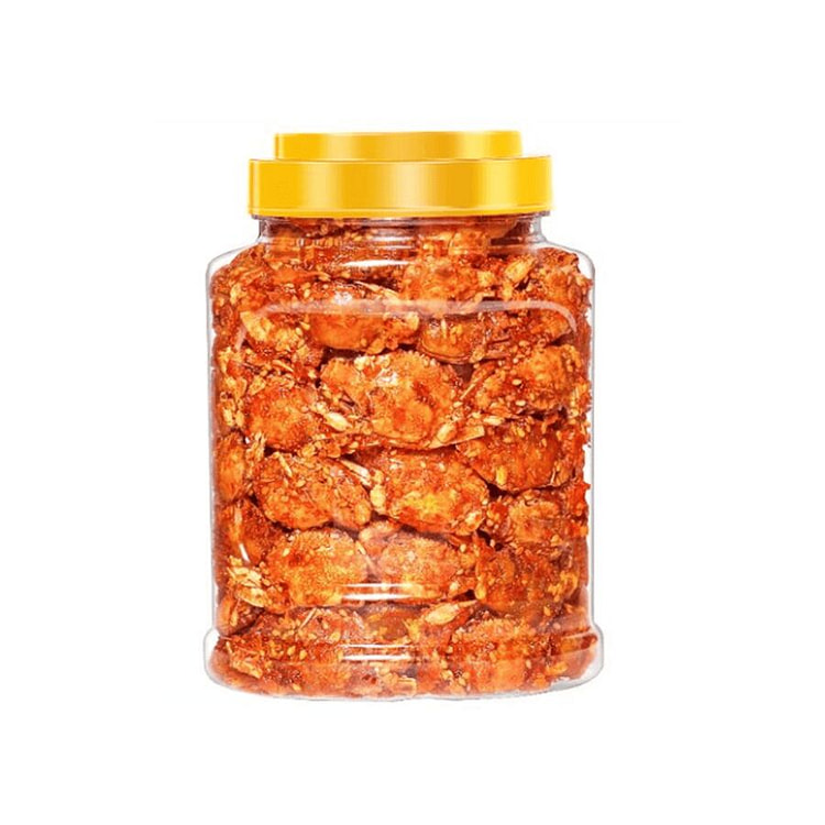 精大 香辣小海蟹即食海味鲜酥可口 250g*1罐