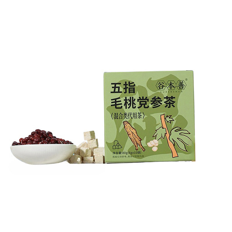 谷本善五指毛桃党参茶养生茶包80g*1盒