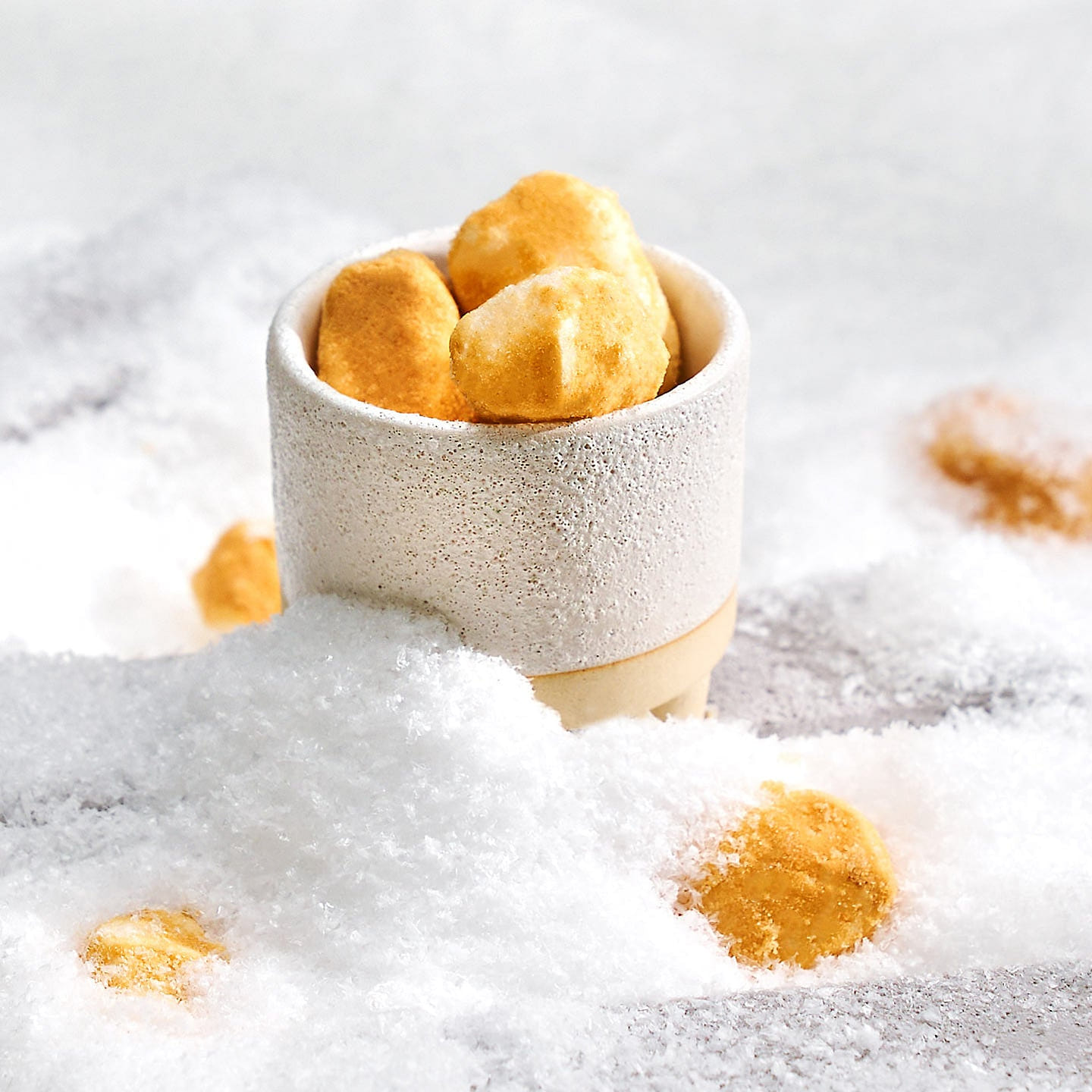 Funwari Meijin Mochi Puffs: Caramel (4 Packs) 128 g