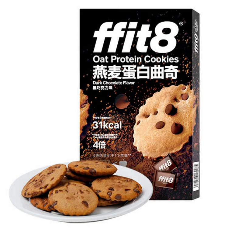 ffit8 Oat Protein Cookies High-Fiber 7g * 64 Packs 448 g