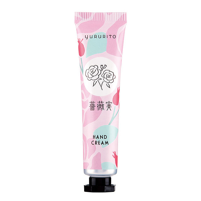 YURURITO Mini Hand Cream Rose 15ml 1 each