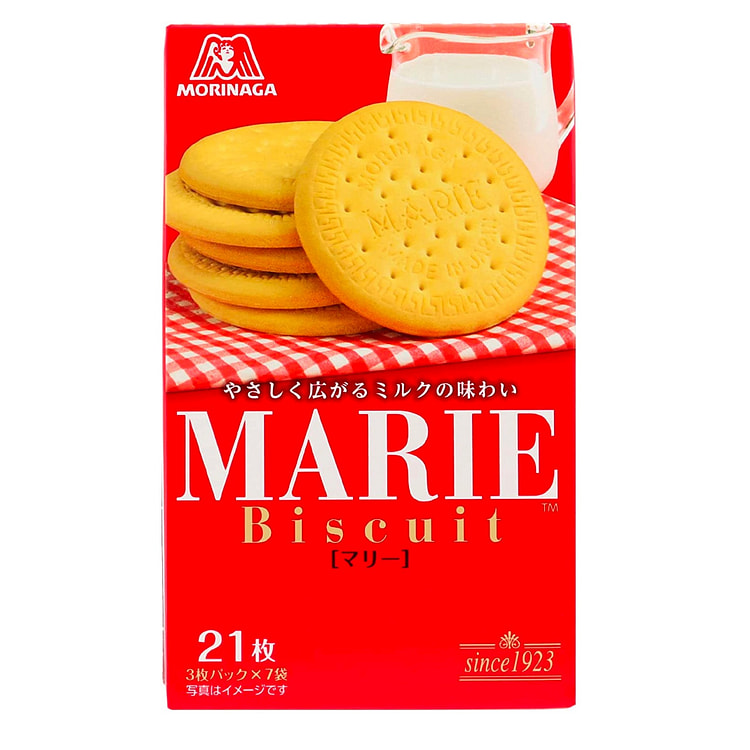 森永饼干 MARIE 牛奶零食糖果 脆片 130g
