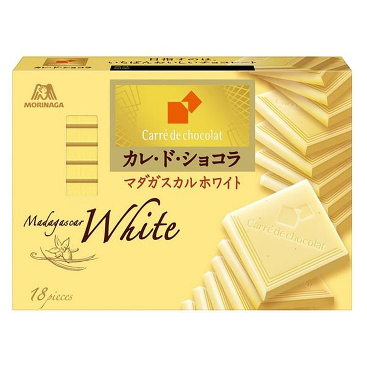 日本直邮 森永制菓 Kure de Chocola 马达加斯加白巧克力 18枚/
