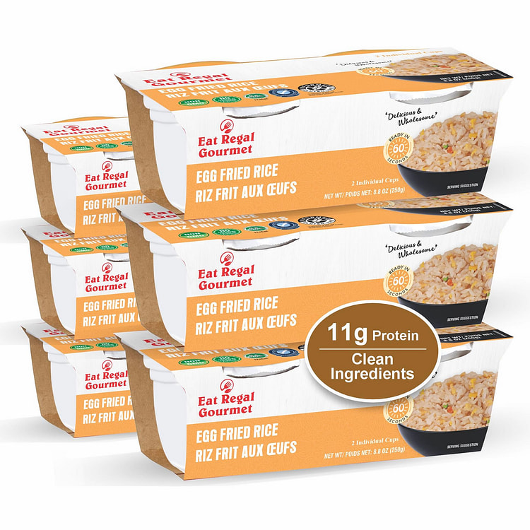 Eat Regal Egg Fried Rice Cups, Pack of 6 8.8 oz