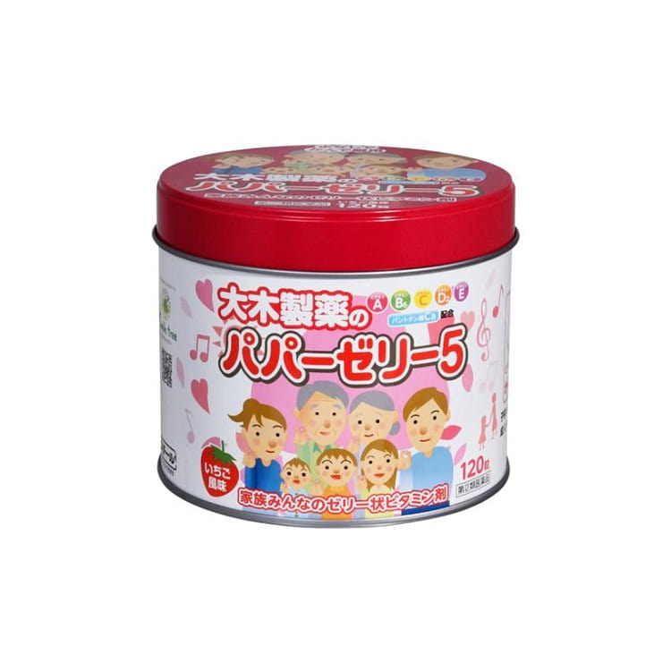 Okiyaku Papa Jelly 5 Vitamins 120 tablets 1 each