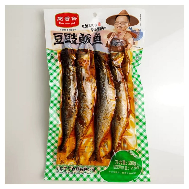 庞香斋豆豉鲅鱼即食茄汁海鲜熟食五香300g*1袋 300 克