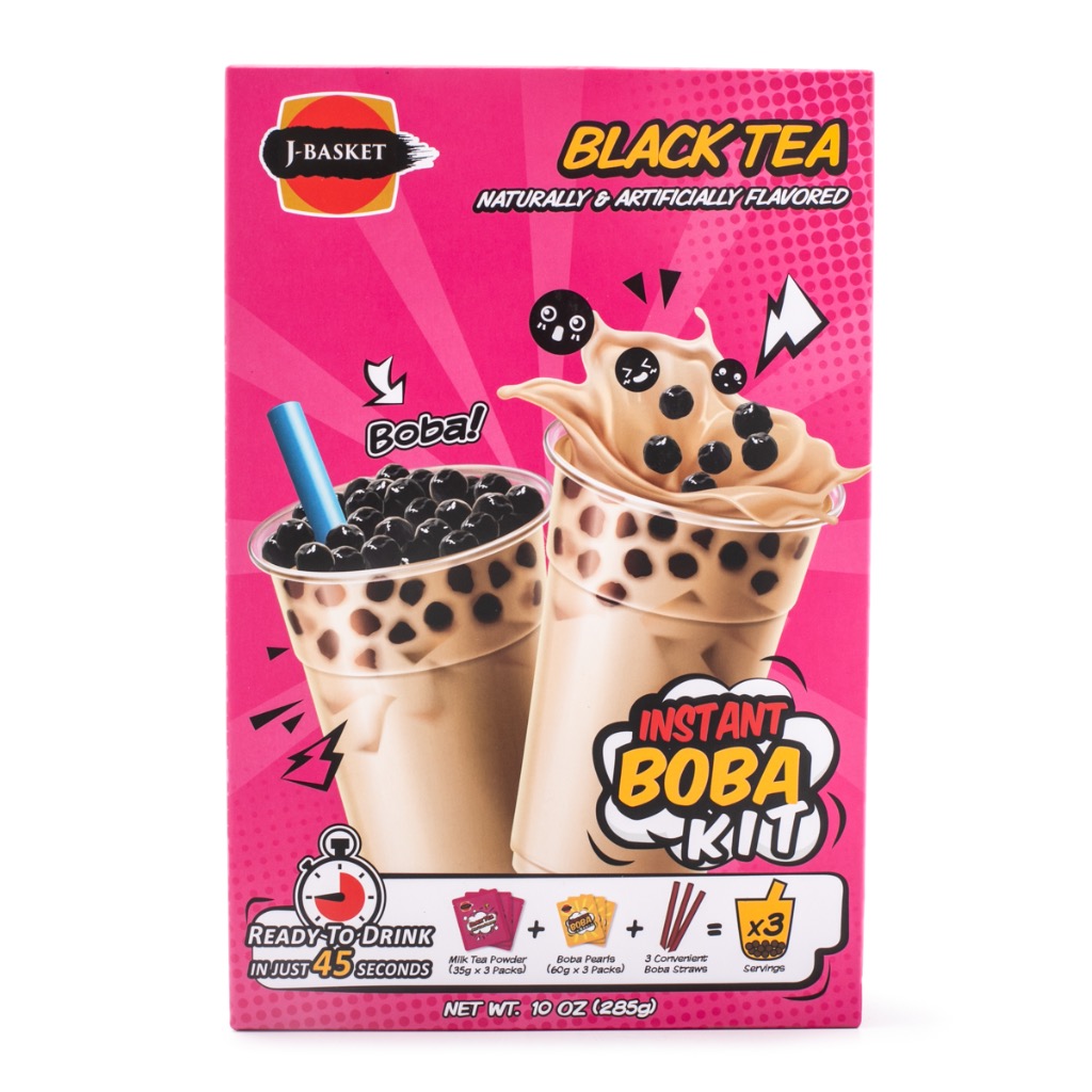 適当な価格 ブラックティー味 キット タピオカ ボバ J-Basket 3袋入り Weee! - 帽子