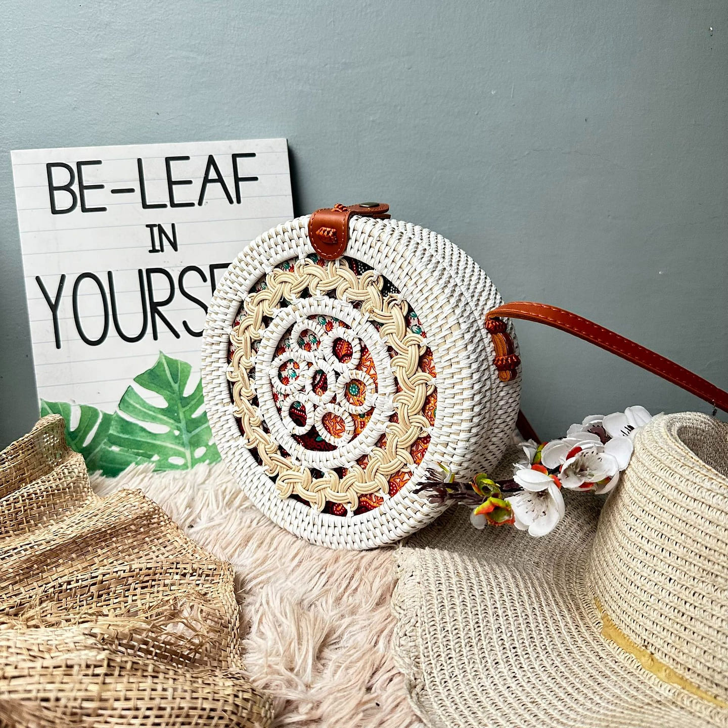 Rattan Bag White Style 51 33.99 each