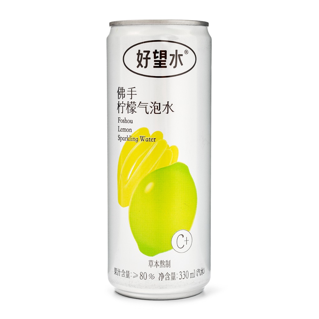 Haowangshui ベルガモットレモン炭酸水 缶 - Weee!