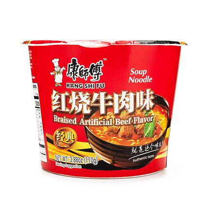 康师夫牛肉味方便面 110 克