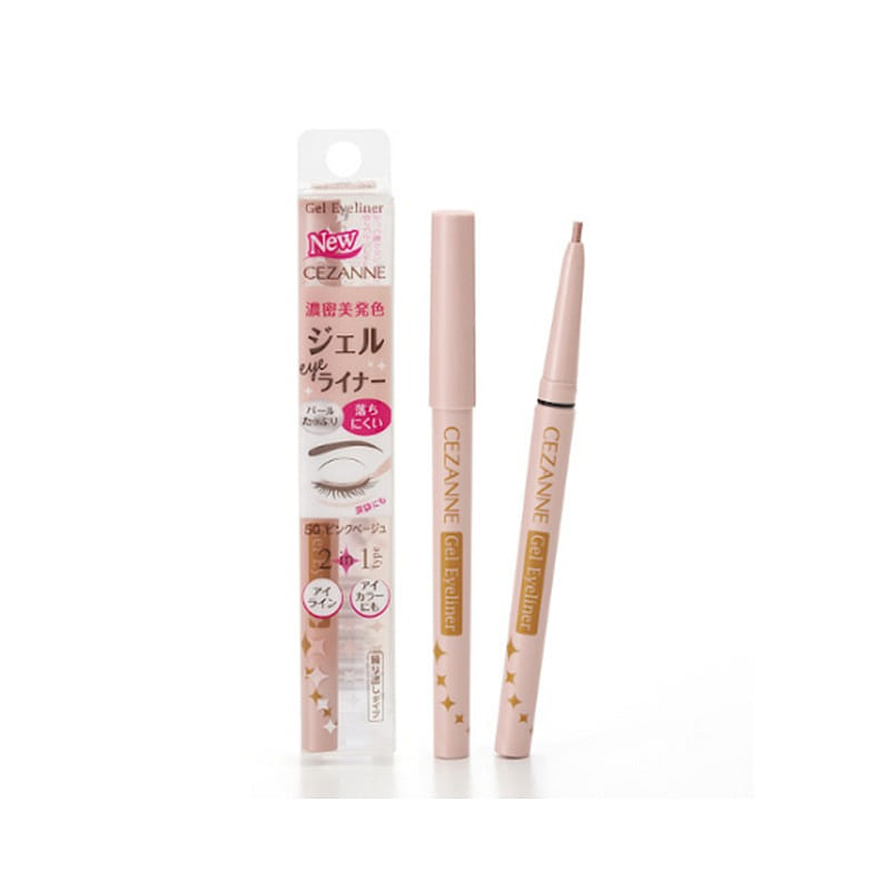 Cezanne Gel Eyeliner 50 Pink Beige 0.1g 1 each
