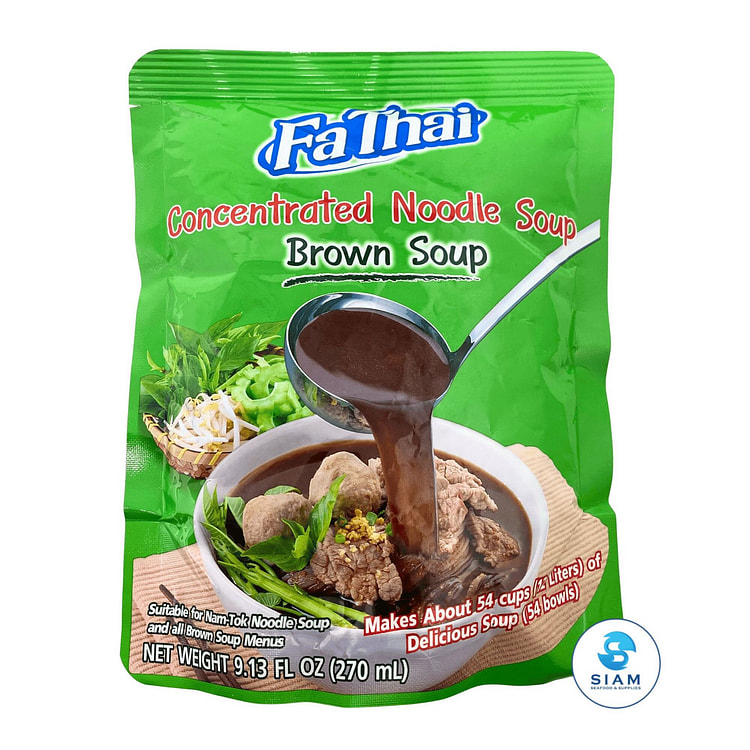 Nước Cốt Súp Mì FaThai, Vị Nước Súp Nâu 9.13 oz