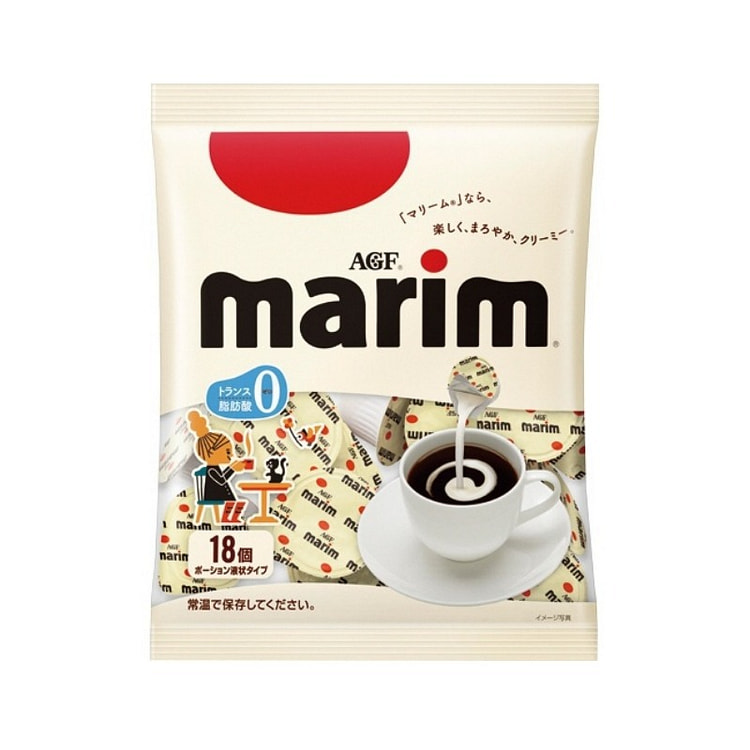 AGF Marim速溶咖啡伴侣奶胶囊 18粒