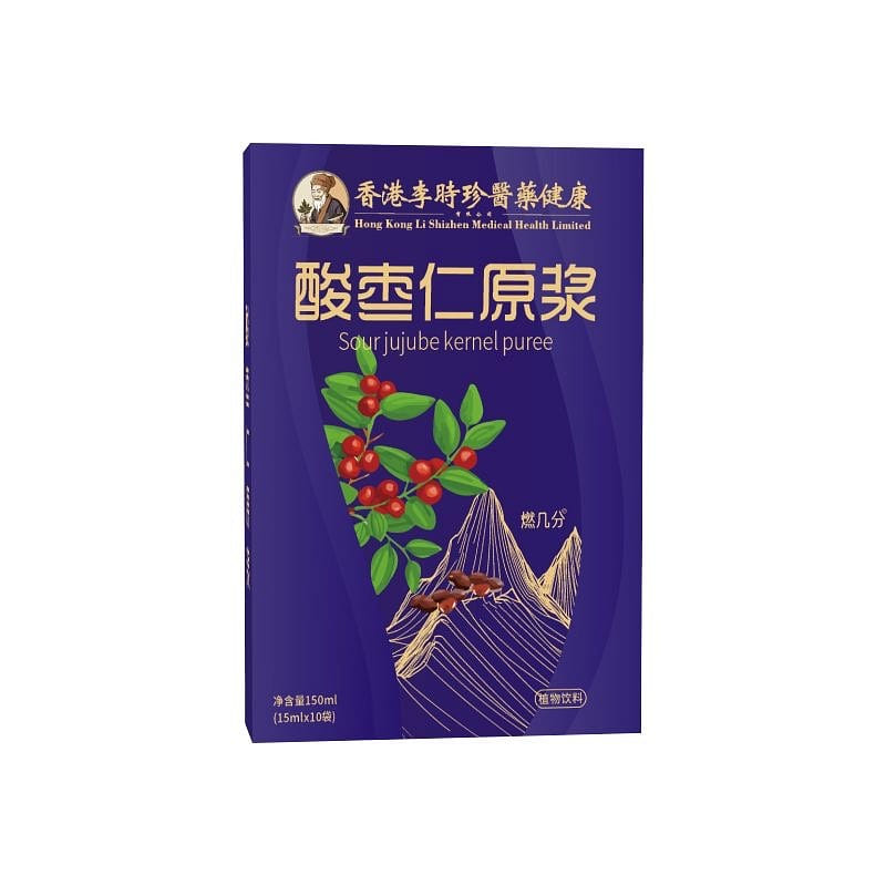 Suanzaoren Juice Sour Jujube Kerbel Puree 15ml*10 1 box