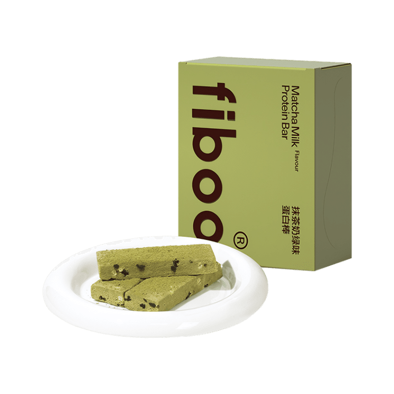 FIBOO单层蛋白棒#抹茶奶绿味 控卡能量棒6支入 150 克