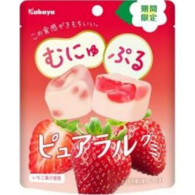【日本直邮】KABAYA季节限定 草莓软糖 58g