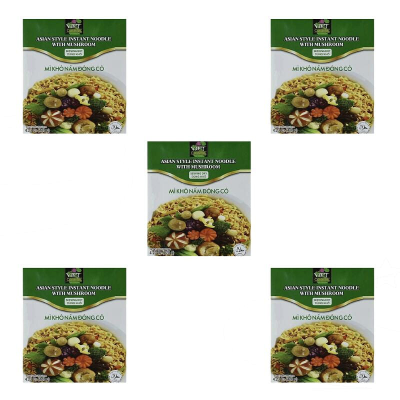 Viet Cuisine Asian Style Instant Noodle With Mushroom pack of 5 1 each