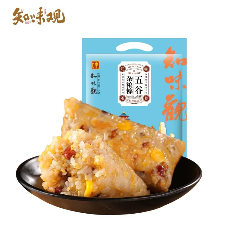 Zhiwenwei Mixed Grain Rice Dumplings, 100g per pac 200 g