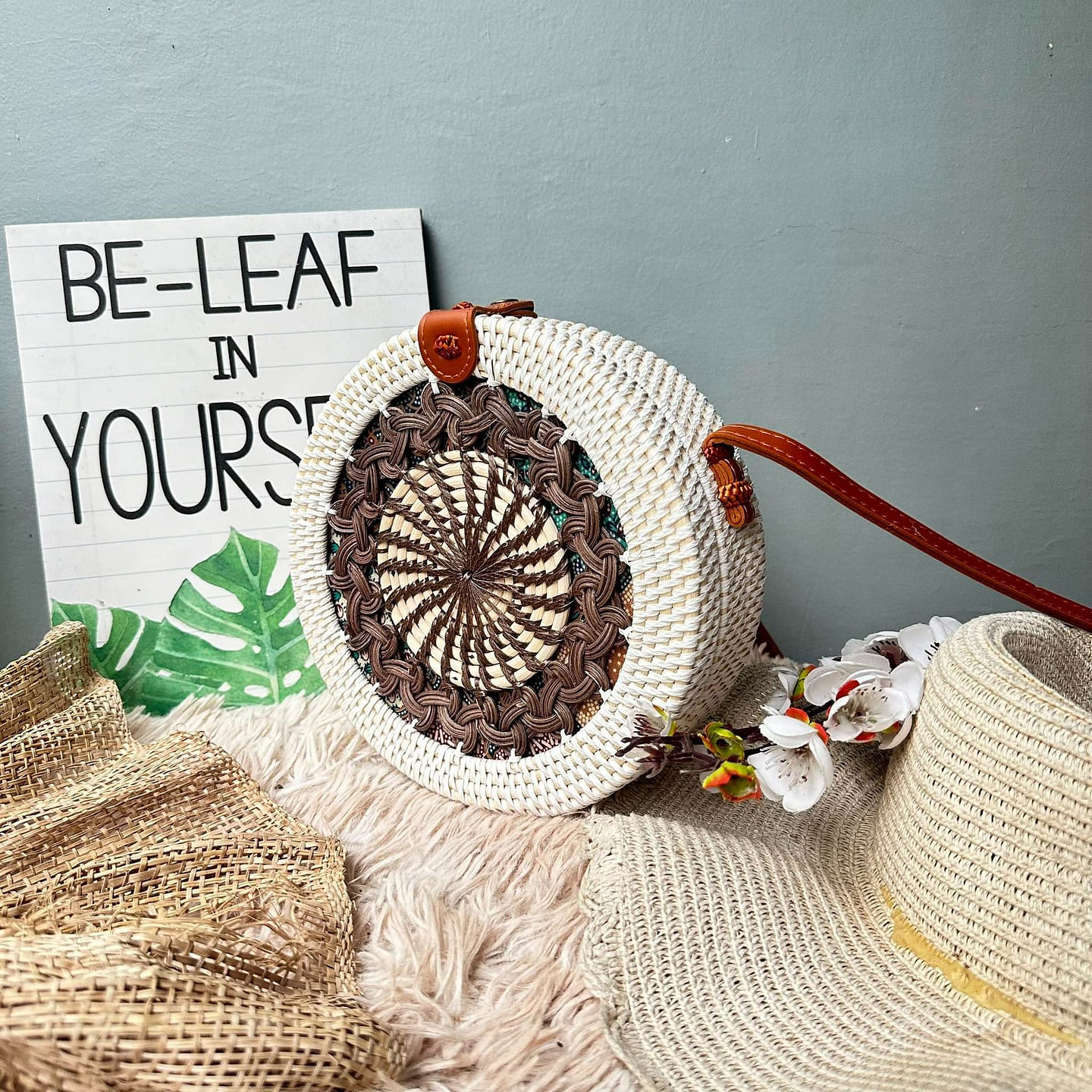 Rattan Bag White Style 52 33.99 each