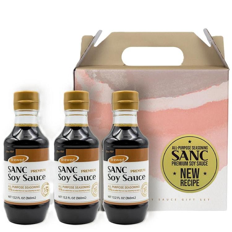 SANC Premium Soy Sauce - Gift Set (Set of 3) 12.2 fl.oz