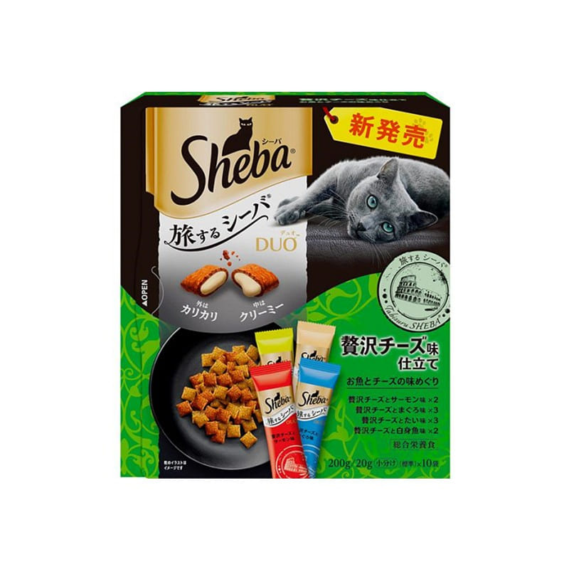 Sheba 猫咪小零食 芝士鱼肉 20g*10袋 1 份