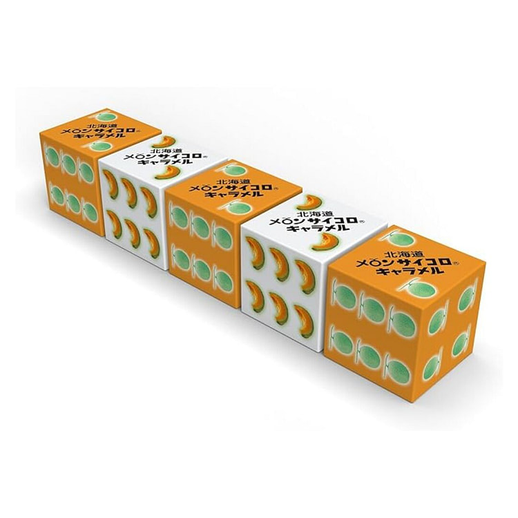 Hokkaido Melon Dice-Shaped Milk Candy