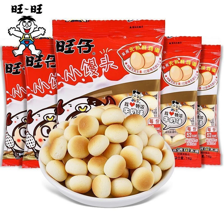 Wangzai small Mantou milk flavor 14g * 5 packs 70 g