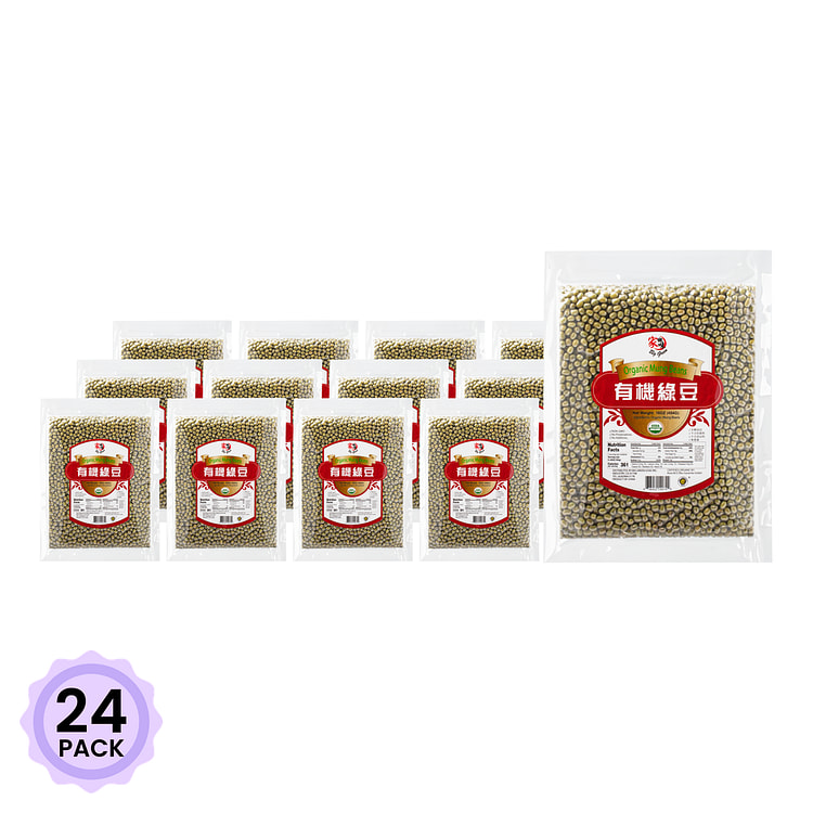Big Green 유기농 녹두 454 그램*24 팩