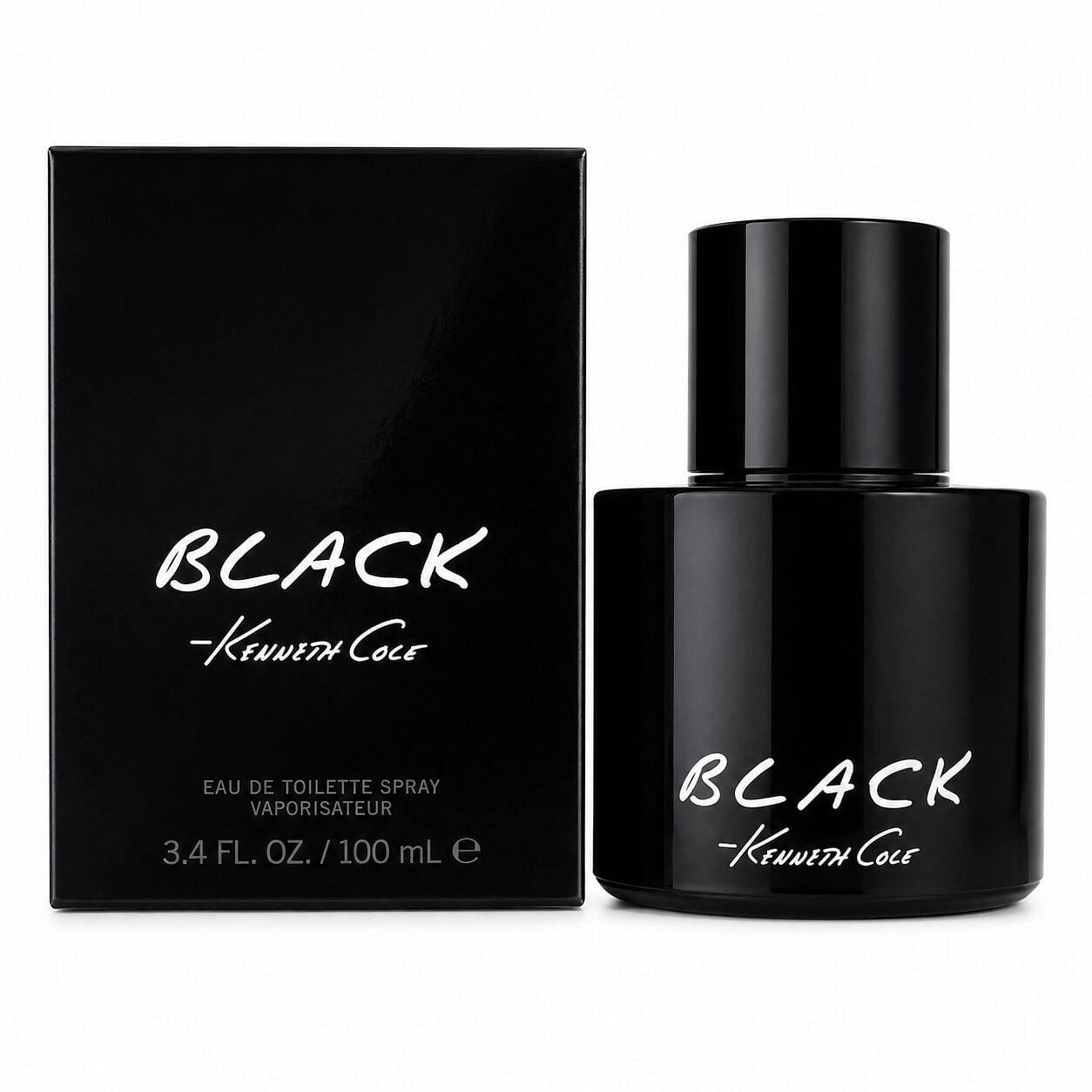 Black Kenneth Cole Cologne for Men 3.3 / 3.4 oz Br 1 box