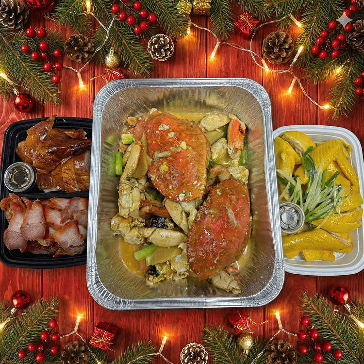 Deluxe Combo- Two Crabs+ BBQ combo+Half Chicken 1 each